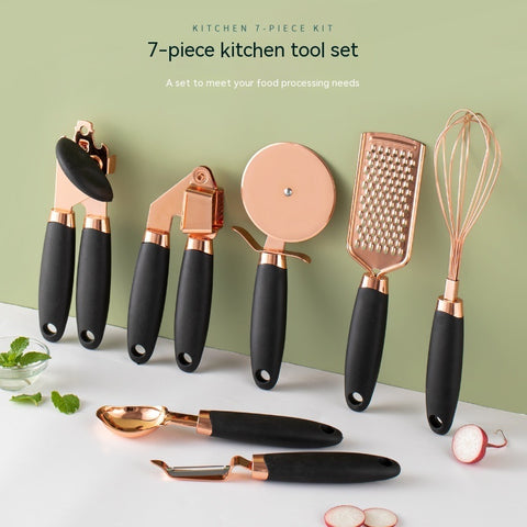 Copper Plated Kitchen Peeler Set