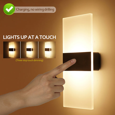 USB Charging Sensor Wall Lamp