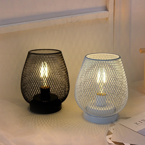 Retro Birdcage Table Lamp