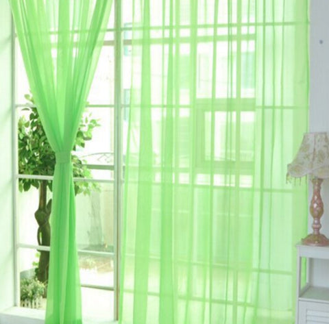 Transparent Tulle Curtains