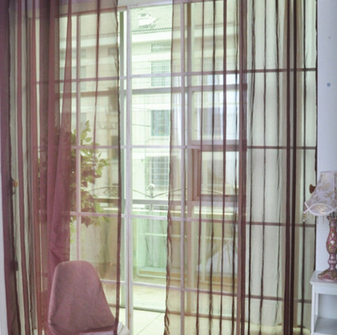 Transparent Tulle Curtains