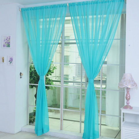 Transparent Tulle Curtains