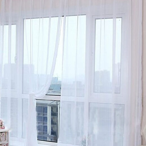 Transparent Tulle Curtains