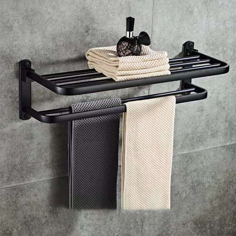 Folding Aluminum Bathroom Shelf