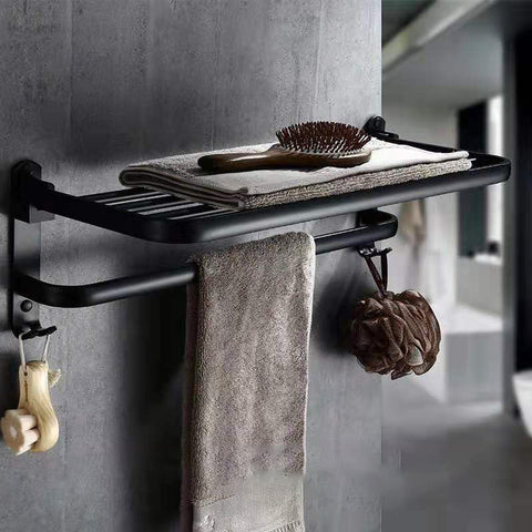 Folding Aluminum Bathroom Shelf