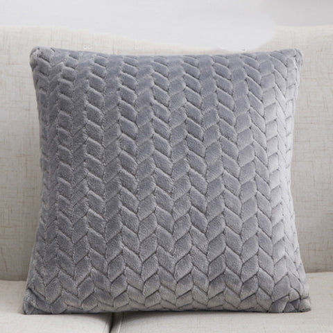 Flannel Throw Pillow Covers