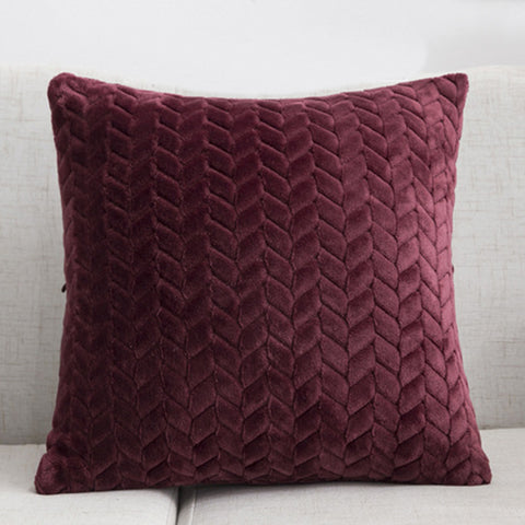 Flannel Throw Pillow Covers