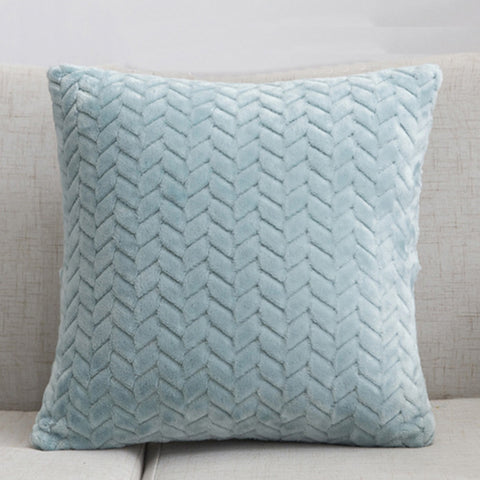 Flannel Throw Pillow Covers