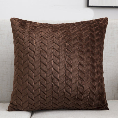 Flannel Throw Pillow Covers