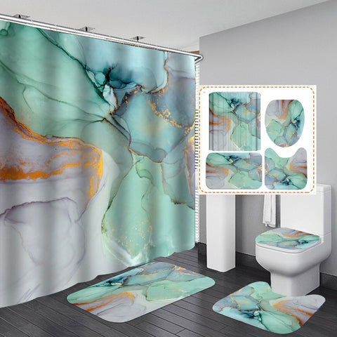 3D Shower Curtain Set