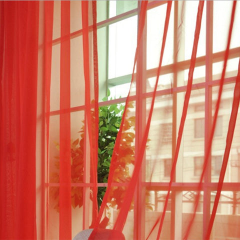 Transparent Tulle Curtains