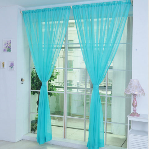 Transparent Tulle Curtains