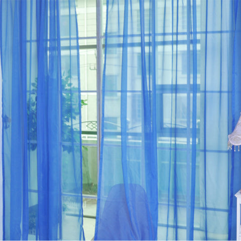 Transparent Tulle Curtains