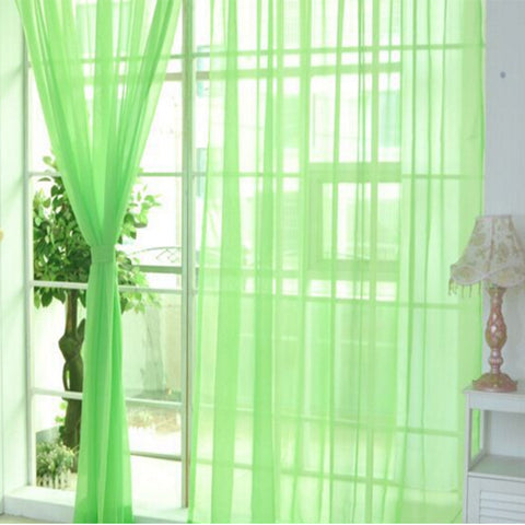 Transparent Tulle Curtains