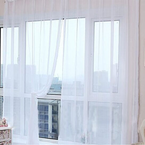 Transparent Tulle Curtains