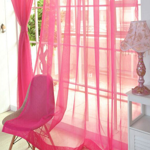 Transparent Tulle Curtains