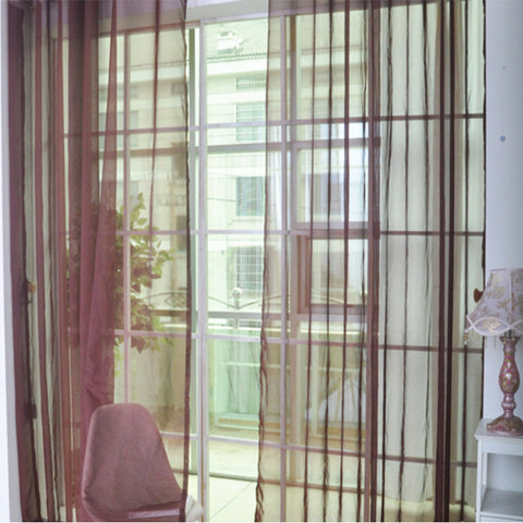 Transparent Tulle Curtains