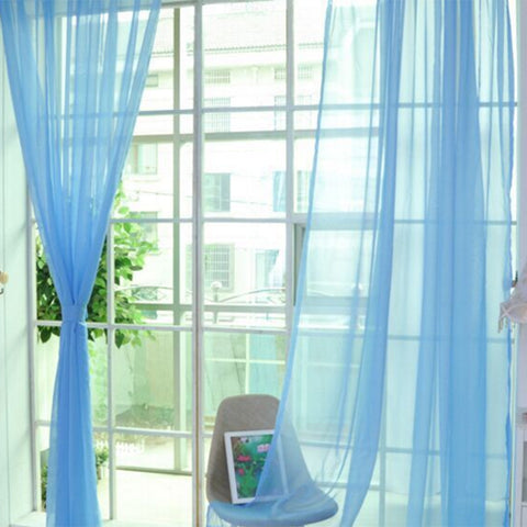 Transparent Tulle Curtains