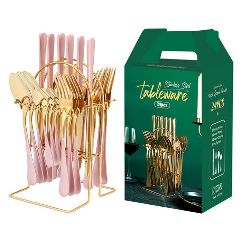 Gold Stainless Steel Cutlery Set