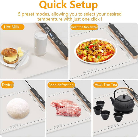 Keep Every Dish Warm & Ready In Seconds.
