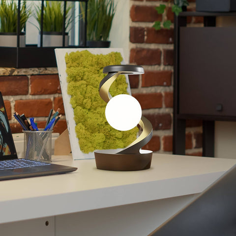 Rotating Moon Lamp with Wireless Charging