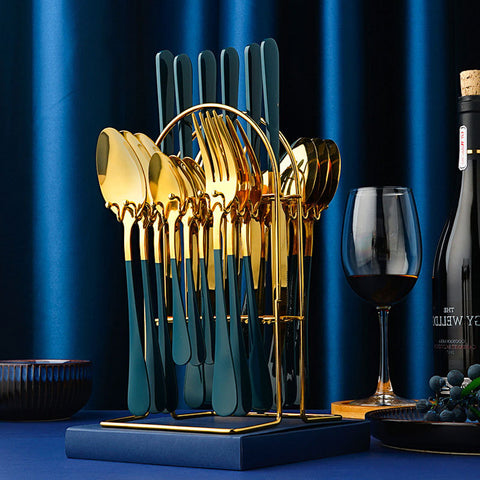 Gold Stainless Steel Cutlery Set