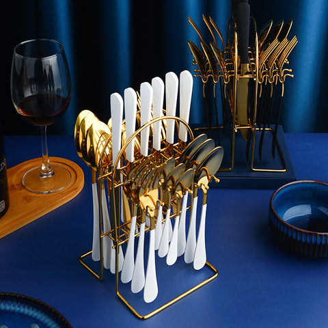 Gold Stainless Steel Cutlery Set