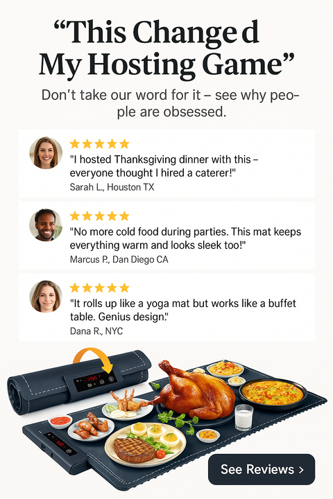 Keep Every Dish Warm & Ready In Seconds.