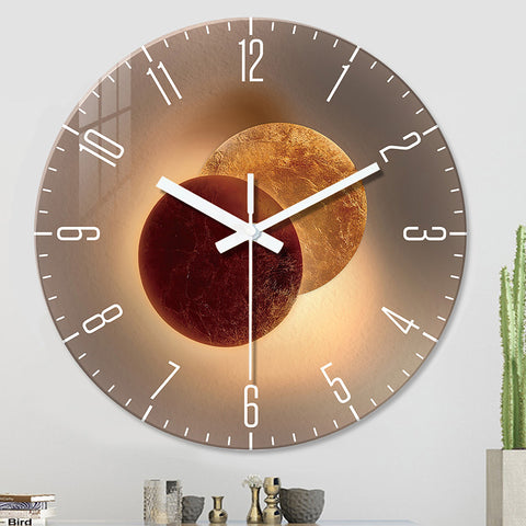 Tempered Glass Wall Clock