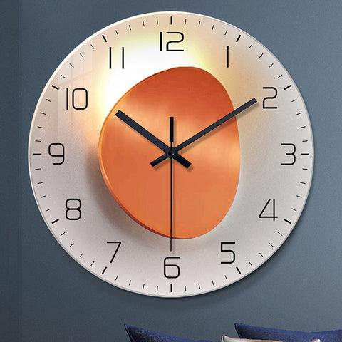 Tempered Glass Wall Clock