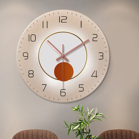 Tempered Glass Wall Clock