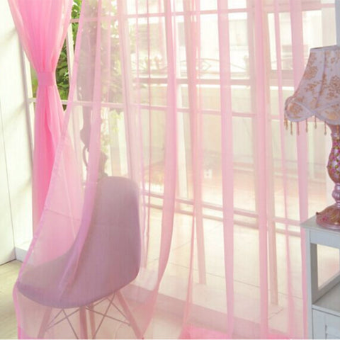 Transparent Tulle Curtains