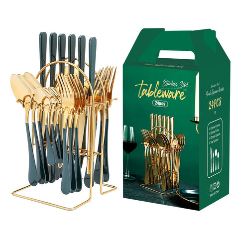 Gold Stainless Steel Cutlery Set