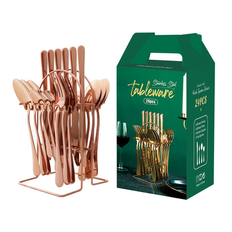 Gold Stainless Steel Cutlery Set