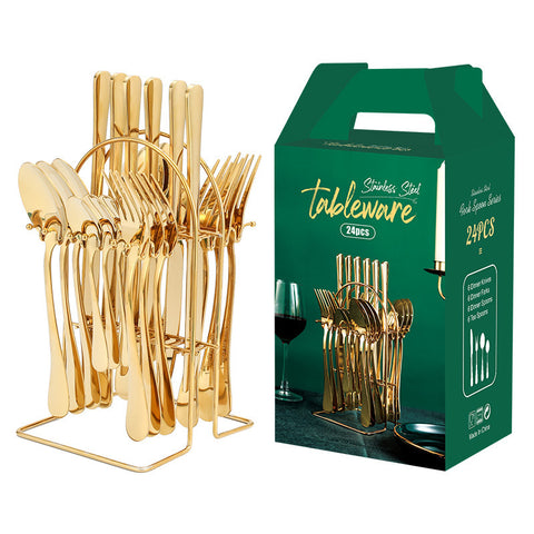 Gold Stainless Steel Cutlery Set